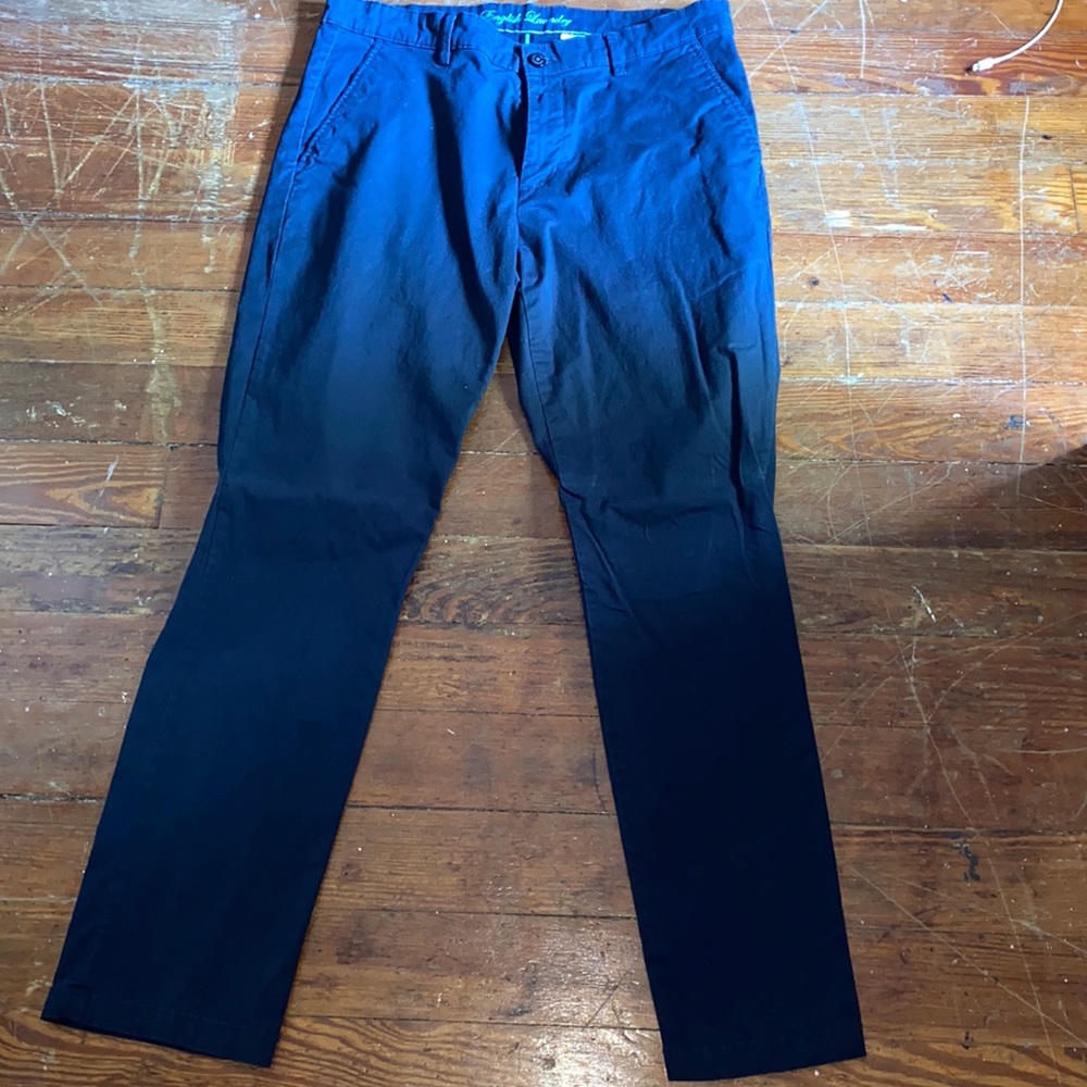 English Laundry Khaki Pant 34/32 Navy Never Worn